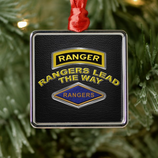 75. Ranger Regiment Weihnachten Ornament Aus Metall (Baum)