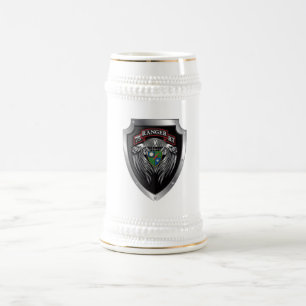 75. Ranger-Regimentsrolle Magnificent Bierglas