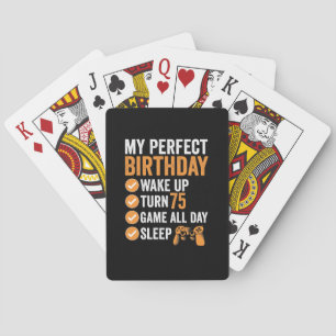 75. Runde 75 Mein perfekter Geburtstag Gaming Spielkarten