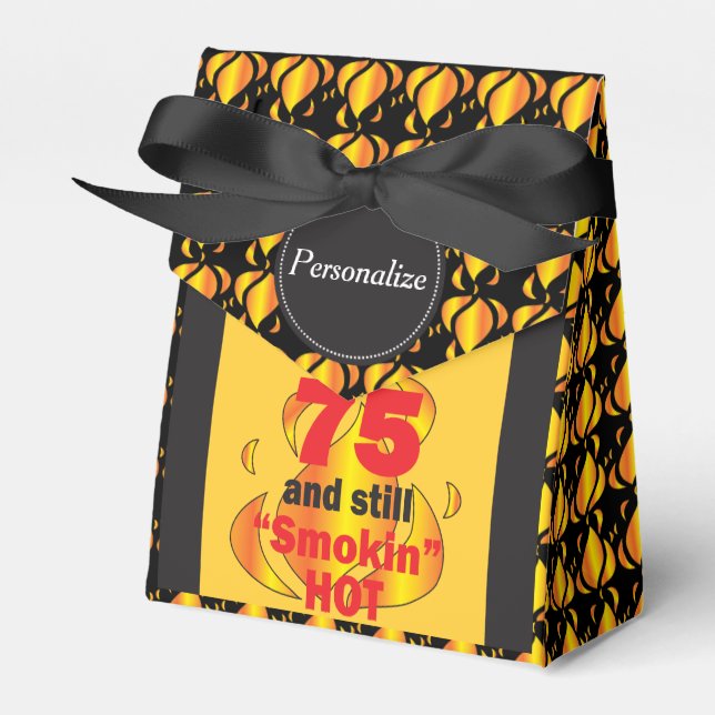 75 und immer noch Smokin heiß Geschenkschachtel (Vorderseite)