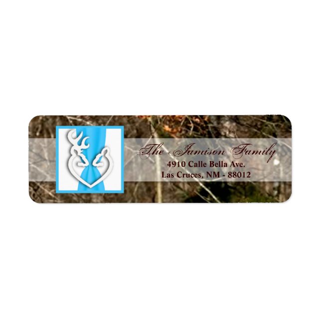 .75"x2.25" Rücksendeadresse-Etikett (Vorne)