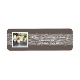 .75"x2.25" Rücksendeadresse Label Beach Sea Mason