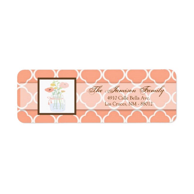 .75"x2.25" Rücksendeadresse Label Country Mason Ja (Vorne)