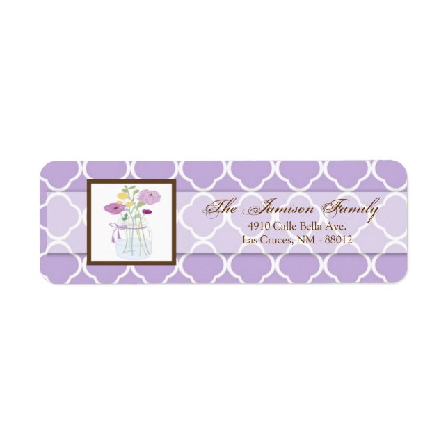 .75"x2.25" Rücksendeadresse Label Country Mason Ja (Vorne)