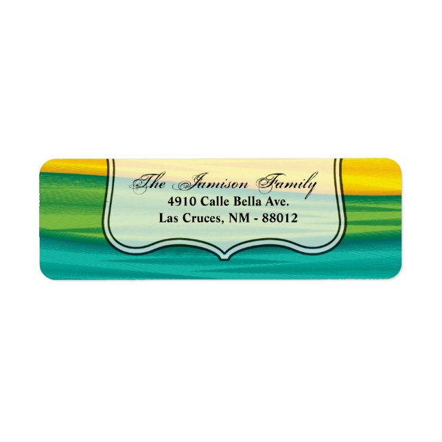 .75"x2.25" Rücksendeadresse Label lgbtq Regenbogen (Vorne)