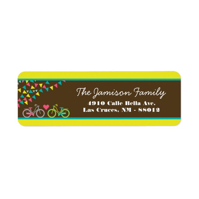 .75"x2.25" Rücksendeadresse Label Liebhaber des Fa (Vorne)