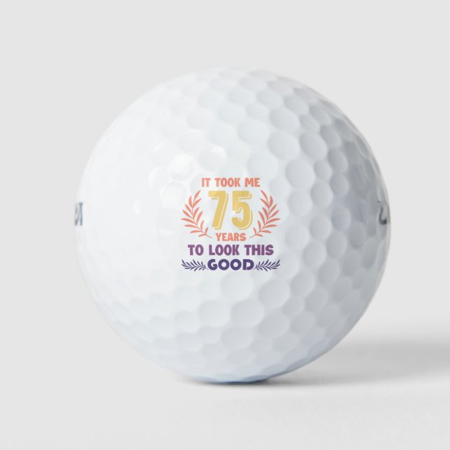 75th Birthday Golfball (Vorderseite)