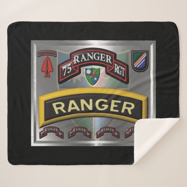 75th Ranger Regiment Sherpadecke (Vorderseite (Horizontal))