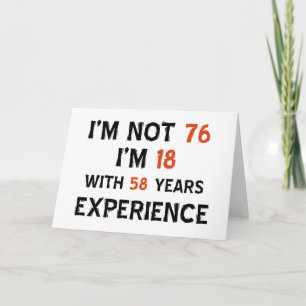 76. coole Geburtstagsentwürfe Karte