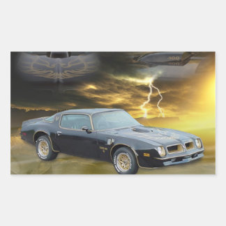 76 FireChicken Tribute Design Toolbox Rechteckiger Aufkleber