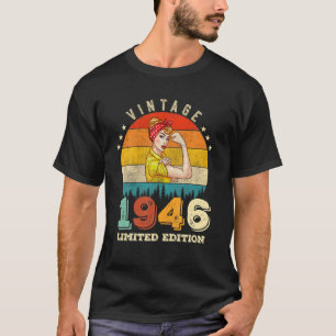76. Geburtstag 1946 Limited Edition Vintag 76 Jahr T-Shirt