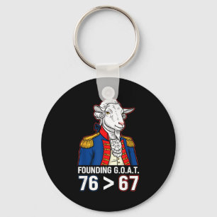 76 Größer Als 67 George Washington Geschichte Spaß Schlüsselanhänger