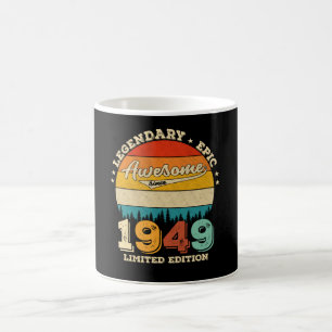 76 Jahre alter Tag 1949 Phantastisches 76. Geburts Kaffeetasse