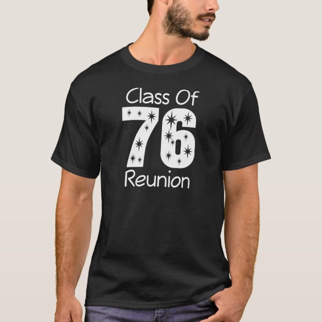 76 Klassen-Wiedersehen T-Shirt (Vorderseite)