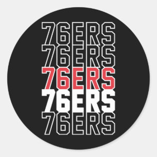 76 RUNDER AUFKLEBER
