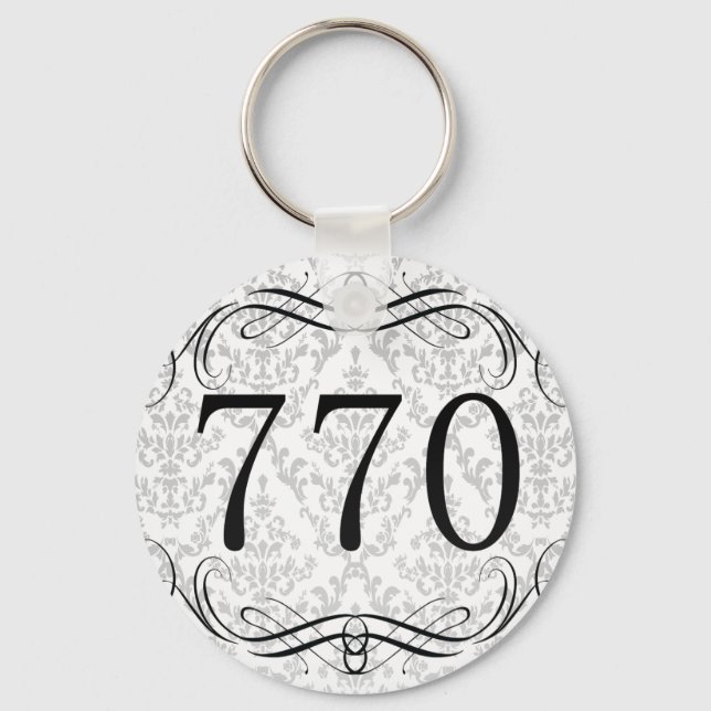 770 Bereichscode Schlüsselanhänger (Vorderseite)