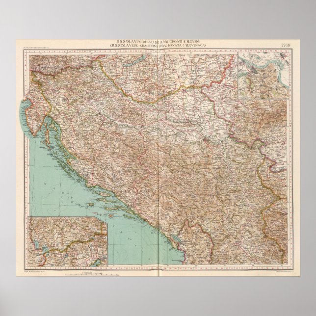 7778 Jugoslawien Poster (Vorne)