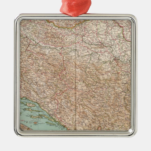7778 Jugoslawien Silbernes Ornament (Vorne)