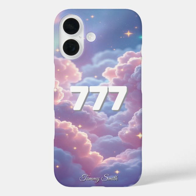 777 Engel Number- Luck, Abundance & Manifestation Case-Mate iPhone Hülle (Rückseite)