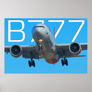 777 FLUGGESELLSCHAFT POSTER