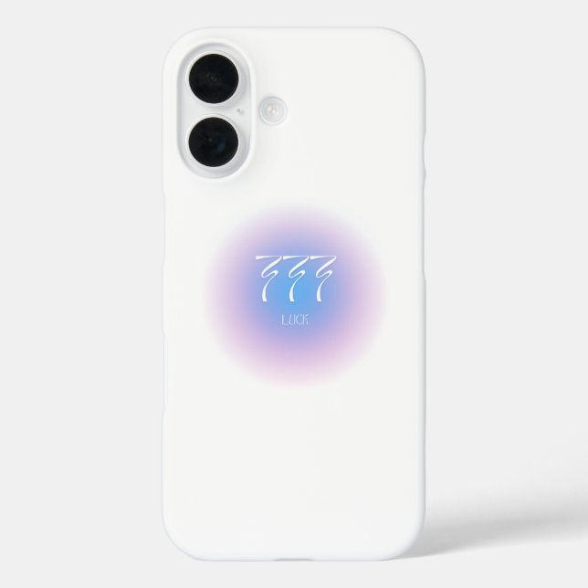 777 Glück Case-Mate iPhone Hülle (Rückseite)