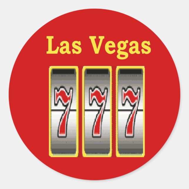 777 LAS VEGAS STICKERS (Vorderseite)