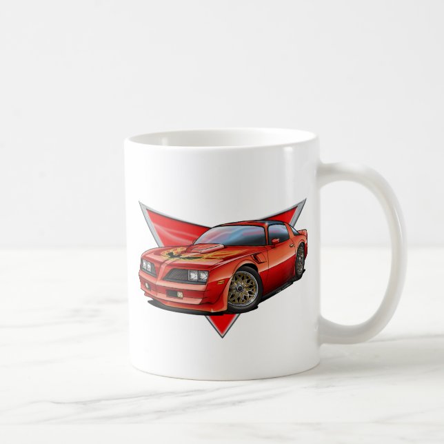 77-78 rotes Firebird TA Tasse (Rechts)
