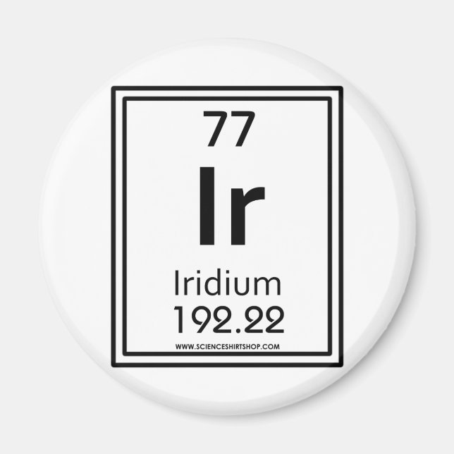 77 Iridium Magnet (Vorne)