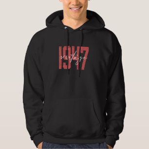 77 Jahre alt Vintag 1947 77. Geburtstagsdekoration Hoodie
