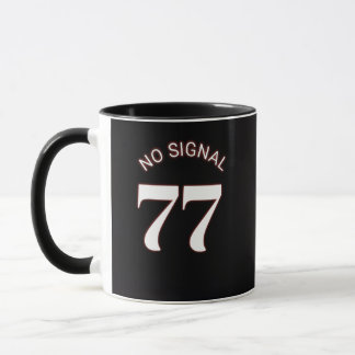 77 Kein Signal Schwarze Tasse