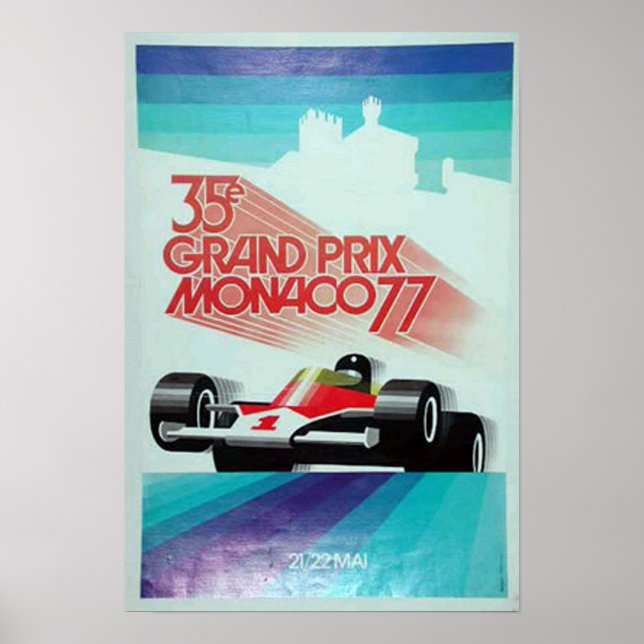 77 monico Grand Prix Werbung Poster (Vorne)