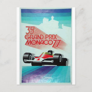 77 Monoco-Grand-Prix Postkarte