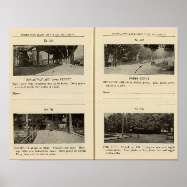 78689 Broadway & 230 th St Dobbs Ferry Poster (Vorne)