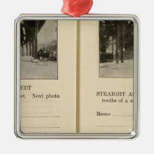 78689 Broadway u. 230. Fähre St. Dobbs Silbernes Ornament