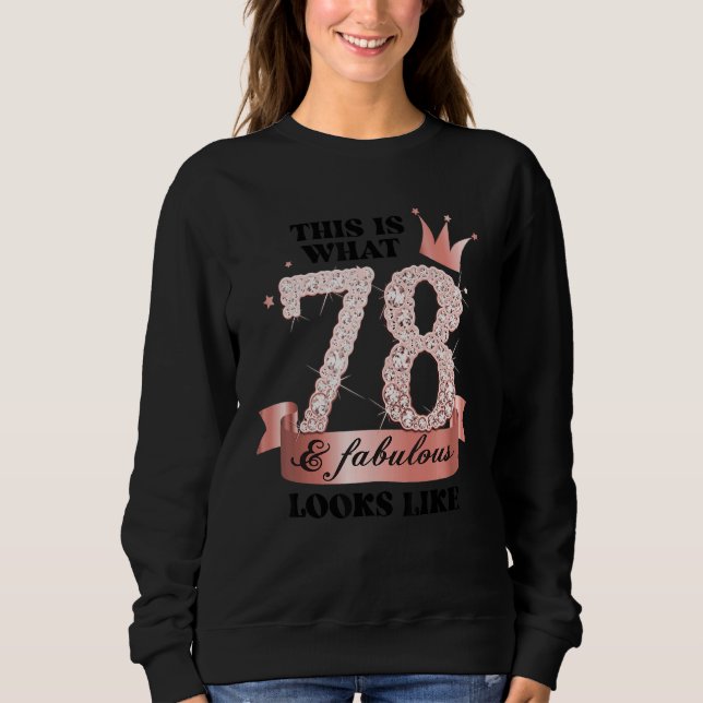78 & Fabulous I Rose And White Party Group Candid  Sweatshirt (Vorderseite)