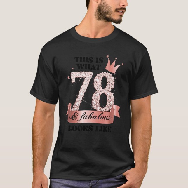 78 & Fabulous I Rose And White Party Group Candid  T-Shirt (Vorderseite)