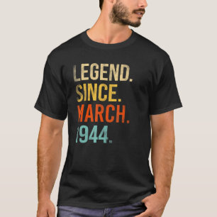 78. Geburtstag 78 Jahre alte Legende seit März 194 T-Shirt