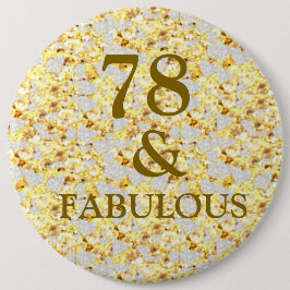 78. Geburtstag Button
