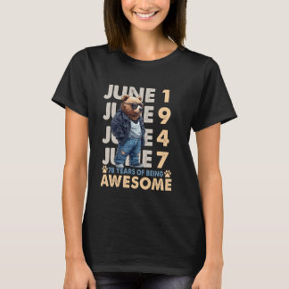 78. Geburtstagsbärenlegende Juni 1947 78 Jahre alt T-Shirt