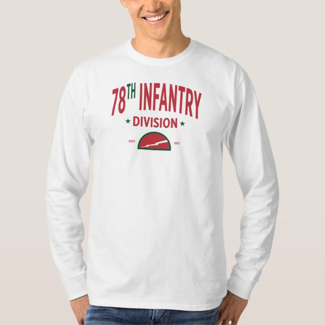 78. Infanterie Division "Lightning Division" Long T-Shirt (Vorderseite)