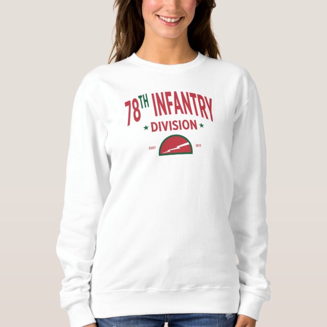 78. Infanterieabteilung "Blitzabteilung" Frauen Sweatshirt (Vorderseite)