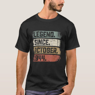 78 Jahre alte Legende seit Oktober 1944 78. Geburt T-Shirt