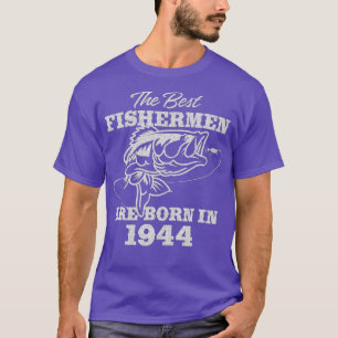 78 Jahre alter Fischer_ Fischfang 1944 78. Geburts T-Shirt