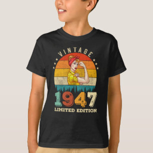 78 Jahre alter Tag 1947 Vintag 78. Geburtstagsfrau T-Shirt
