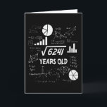 78 Years Old Bday Math Teacher 78th Birthday Gift Karte<br><div class="desc">Birthday Design For anyone who's horoscope say difficult & Stubborn But totally worth.Wear it with pride at work,  school gym perfect to pair with shorts,  leggings or jeans for a casual yet trendy Look</div>