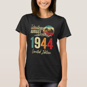 78 Yr Vintager August 1944 78. Geburtstag T-Shirt