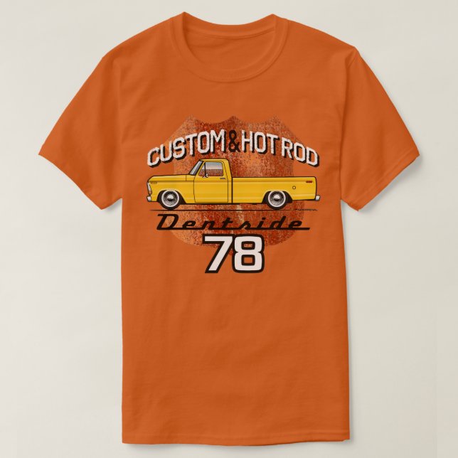 78Chrome Gelb T-Shirt (Design vorne)