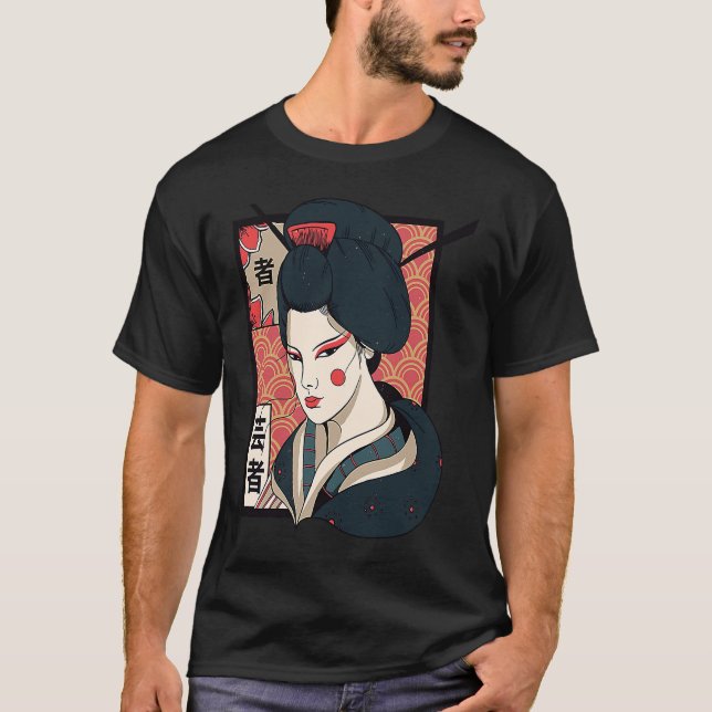 7942 Geisha traditional  PR T-Shirt (Vorderseite)