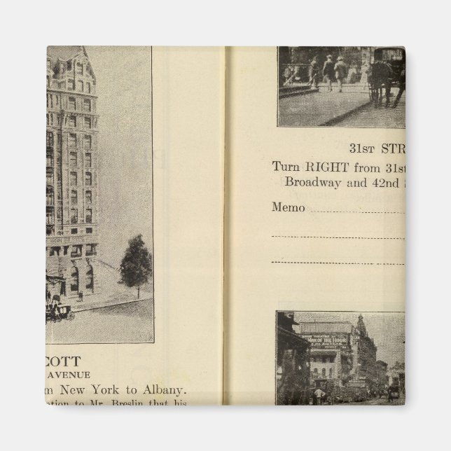 79496 Hotel Wolcott Broadway am 31. und 42. Magnet (Vorne)