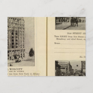 79496 Hotel Wolcott Broadway am 31. und 42. Postkarte